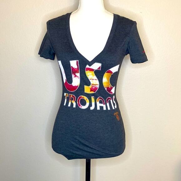 USC Trojans x Nike Gray V Neck XS See Video - Picture 1 of 10
